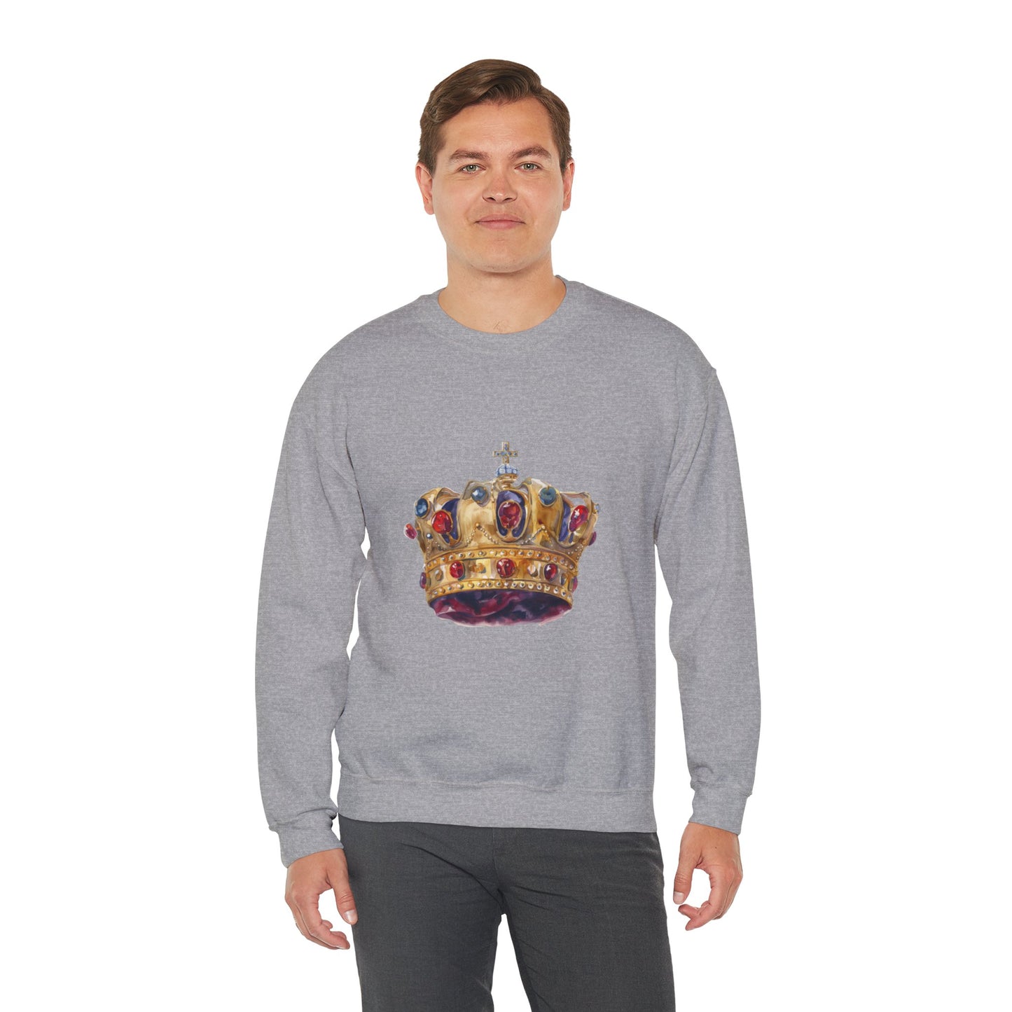 Unisex Heavy Blend™ Crewneck Sweatshirt High Grade - British Royal Crown