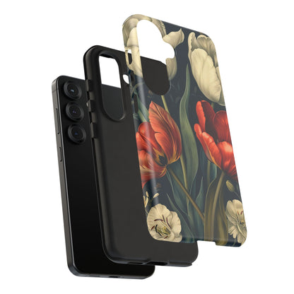 White Flower Tough Cases