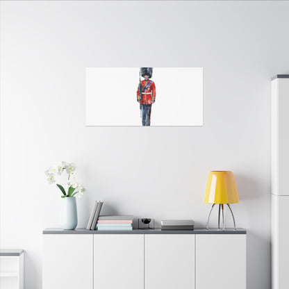 Royal Guard Canvas Art Print, British Soldier Wall Decor, Home Decoration, Gift for History Lovers, Art for Offices, Unique Wall Gallery