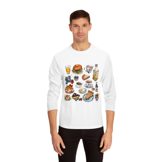 Unisex Classic Long Sleeve T-Shirt - Vintage England Icons