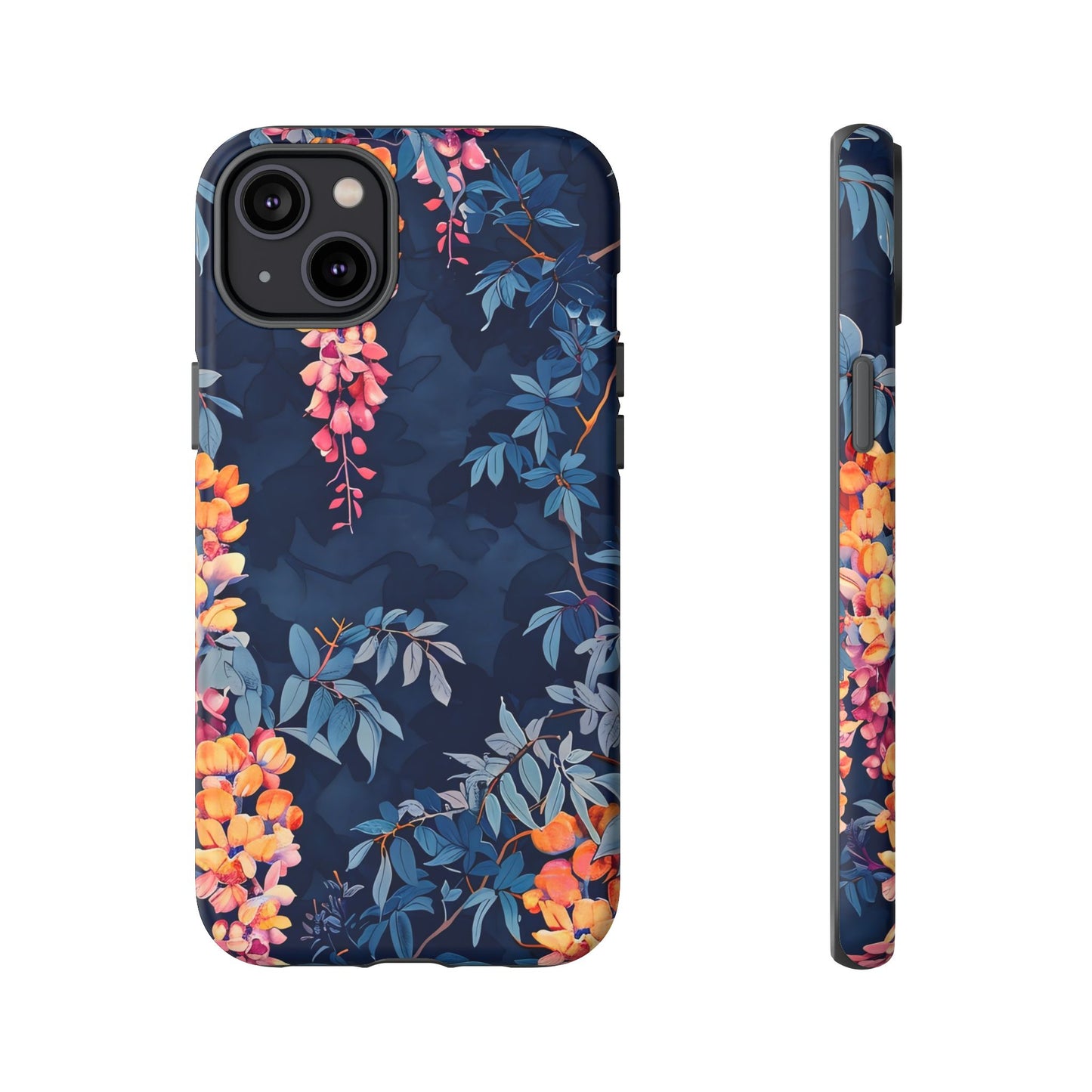 Floral iPhone Case, Tough Phone Cover, Gift for Her, Nature Lover Accessory, Spring Decor, Unique Floral Design