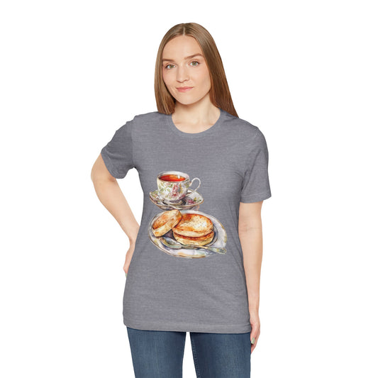 Unisex Jersey Short Sleeve Tee - A Taste of Tradition - Iconic British Cuisine
