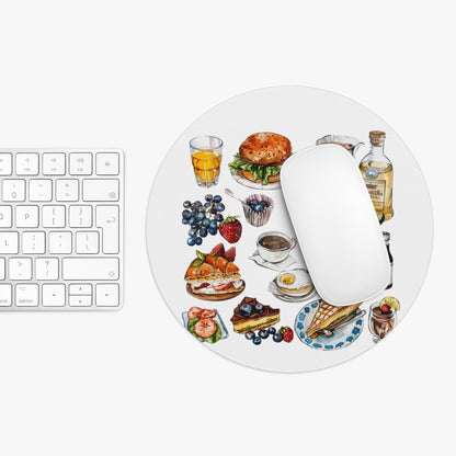 Delicious Delights Mouse Pad | Foodie Gift, Kitchen Decor, Office Supply, Baking Enthusiast, Culinary Lover