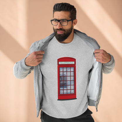 Unisex Crewneck Sweatshirt - Iconic British Public Telephone