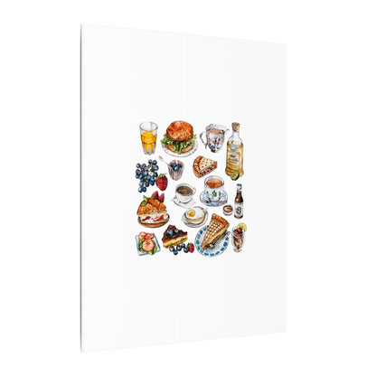 Breakfast Feast Canvas Print, Food Art, Kitchen Decor, Gifting for Food Lovers, Brunch Vibes, Wall Art