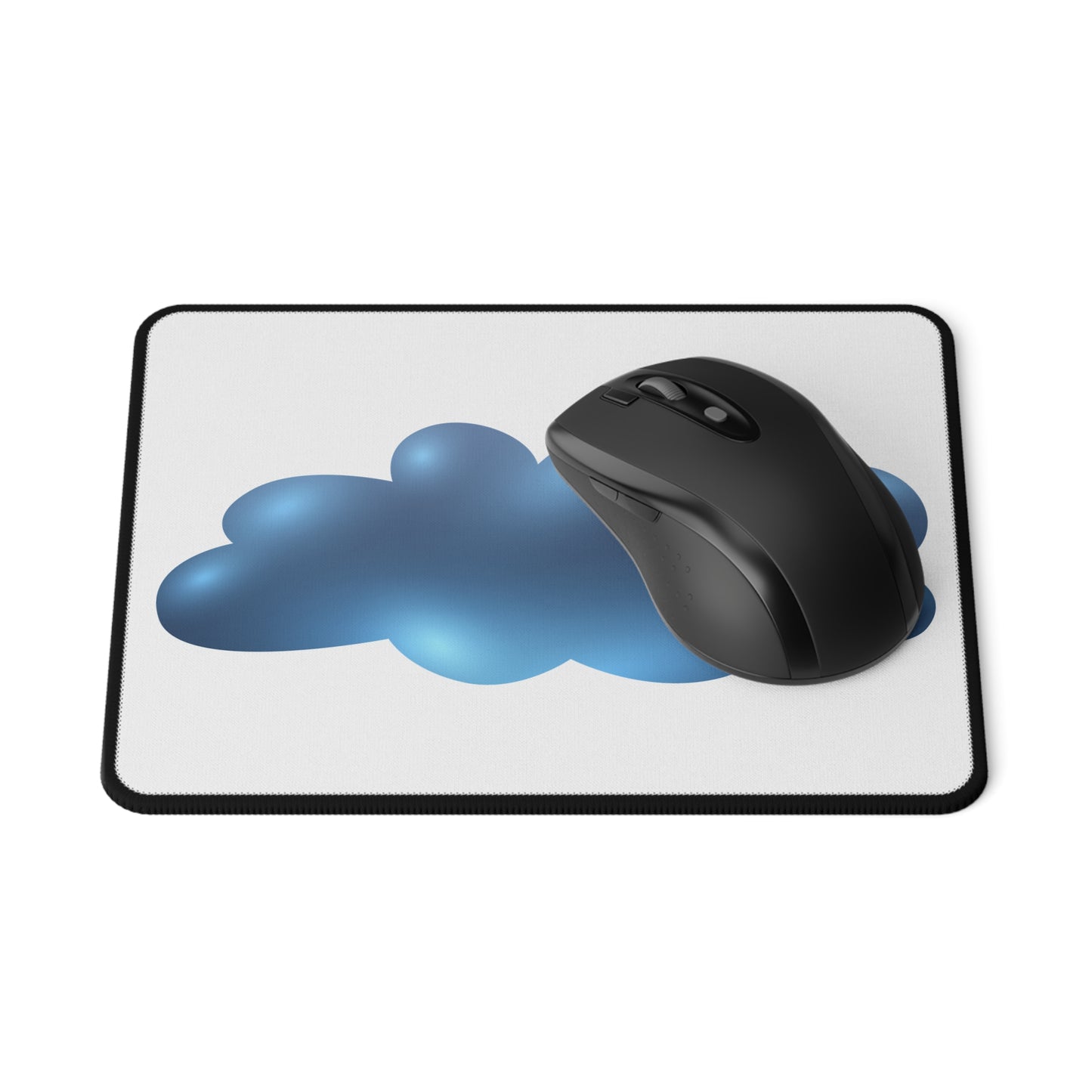 Blue Cloud Non-Slip Gaming Mouse Pad | Gamer Gift, Desk Accessories, Cloud Design, Computer Setup, Unique Mousepad