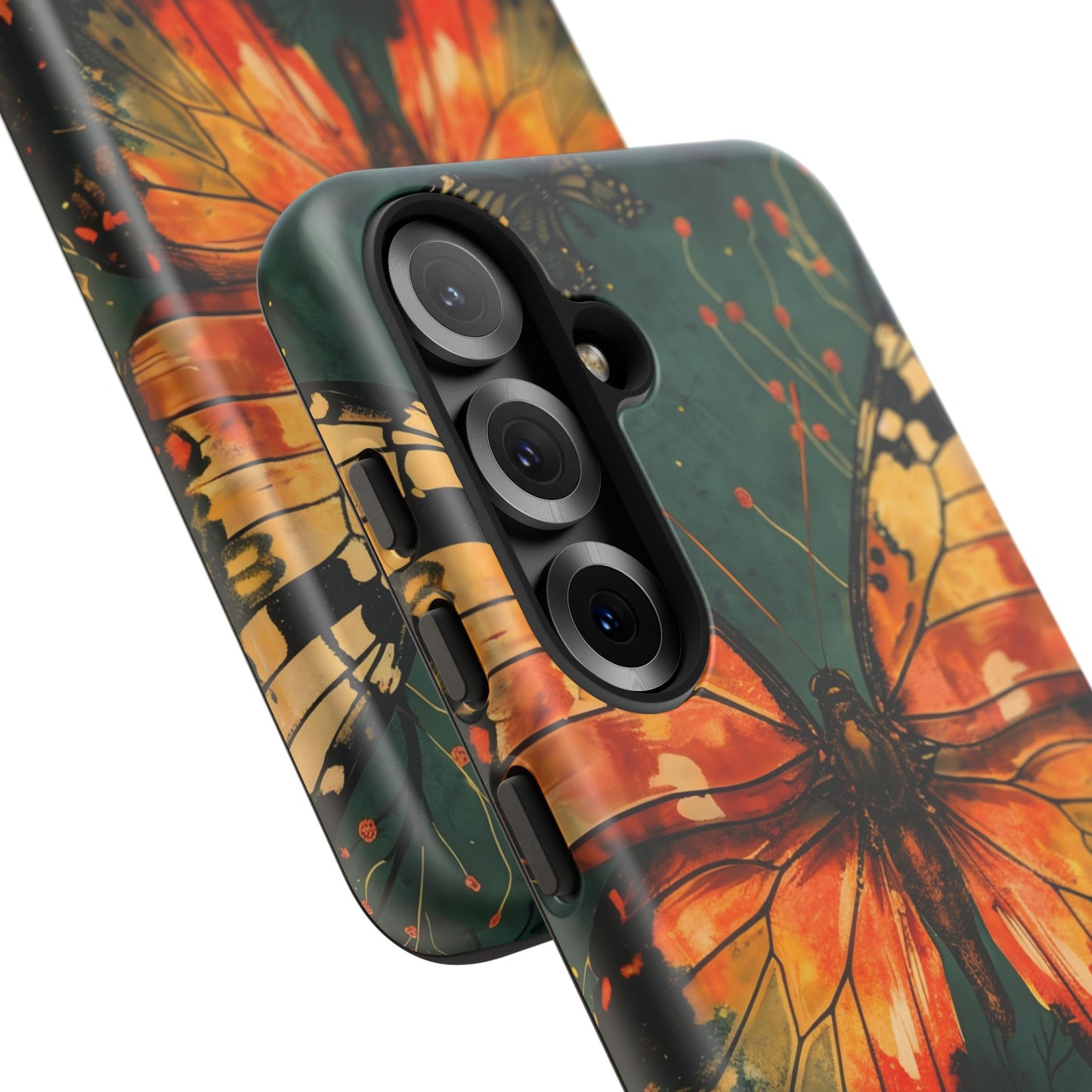 Butterfly Phone Case – Tough Cases for Nature Lovers, Floral Design, Butterfly Art, Unique Gift, Eco-Friendly Protection