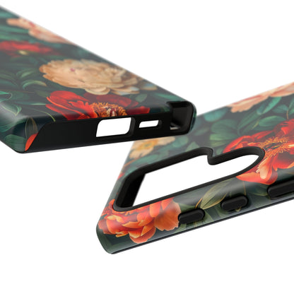Floral Phone Case - Tough Cases, Vibrant Protection, Gift for Her, Cute Floral Design, Trendy Accessory, Perfect for Spring