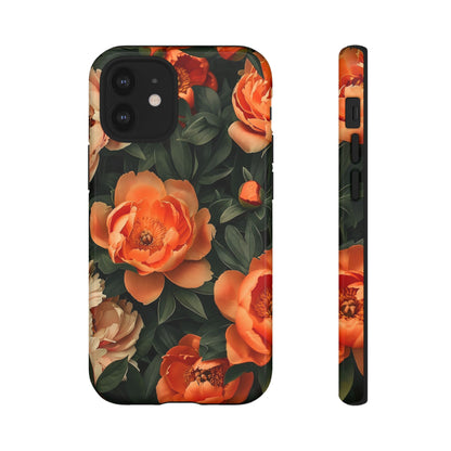 Stylish Floral Phone Case, Tough Cases, Floral Phone Cover, Gift for Her, Spring Accessories, Mother's Day, Phone Protection