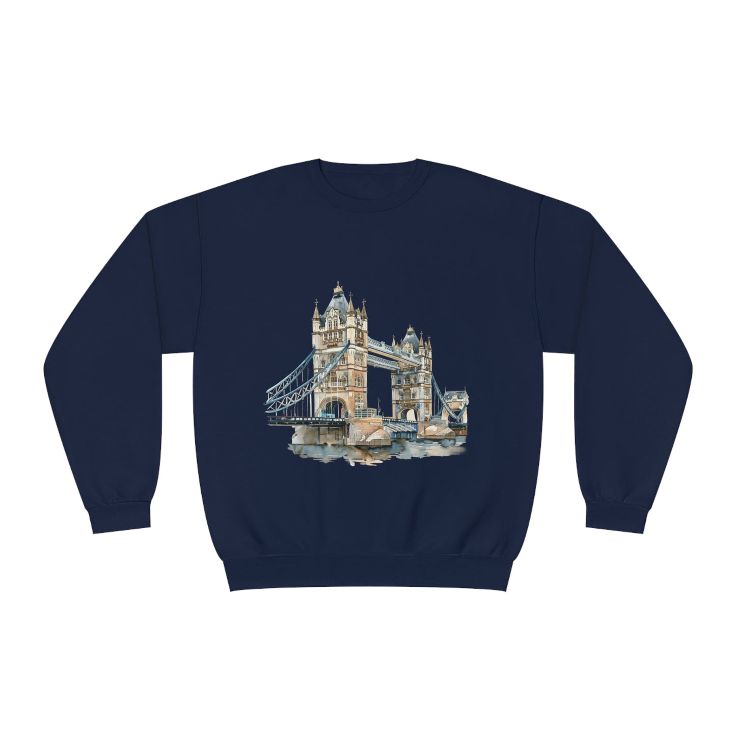 Unisex NuBlend® Crewneck Sweatshirt - London Bridge - Iconic Landmark