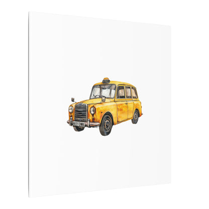 Vintage Taxi Matte Canvas, Stretched, 0.75" (Multi-Size)