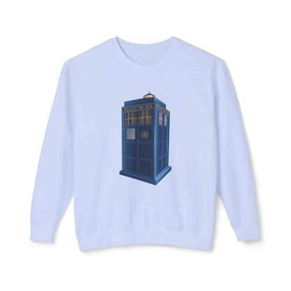 Unisex Lightweight Crewneck Sweatshirt - British Police Public Call Box