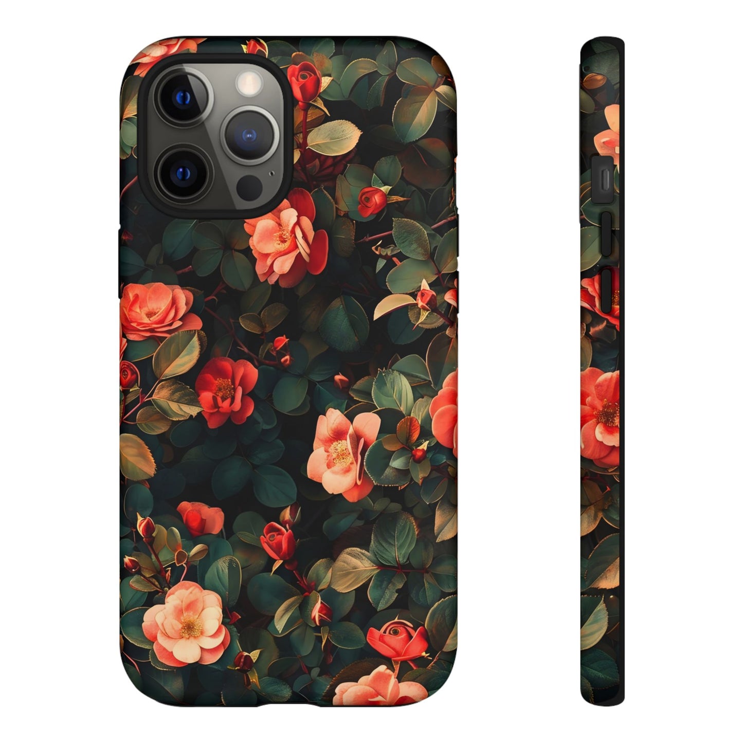 Floral Phone Case - Elegant Floral Design, Tough Protective Case, Perfect Gift for Her, Trendy Phone Accessories, Mother’s Day, Birthday