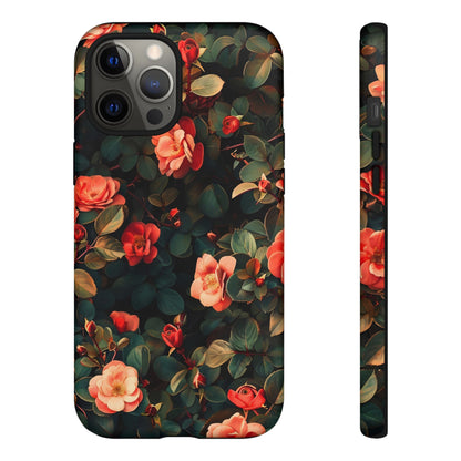 Floral Phone Case - Elegant Floral Design, Tough Protective Case, Perfect Gift for Her, Trendy Phone Accessories, Mother’s Day, Birthday