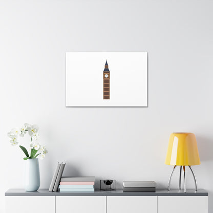 Big Ben Canvas Wall Art, Modern Home Decor, London Decor, Gift for Travel Lovers, Office Wall Art, Minimalist Art Print