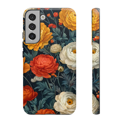 Floral Tough Case for Phones | Durable Floral Phone Cover, Boho Chic, Unique Gift for Her, Phone Protection, Flower Design
