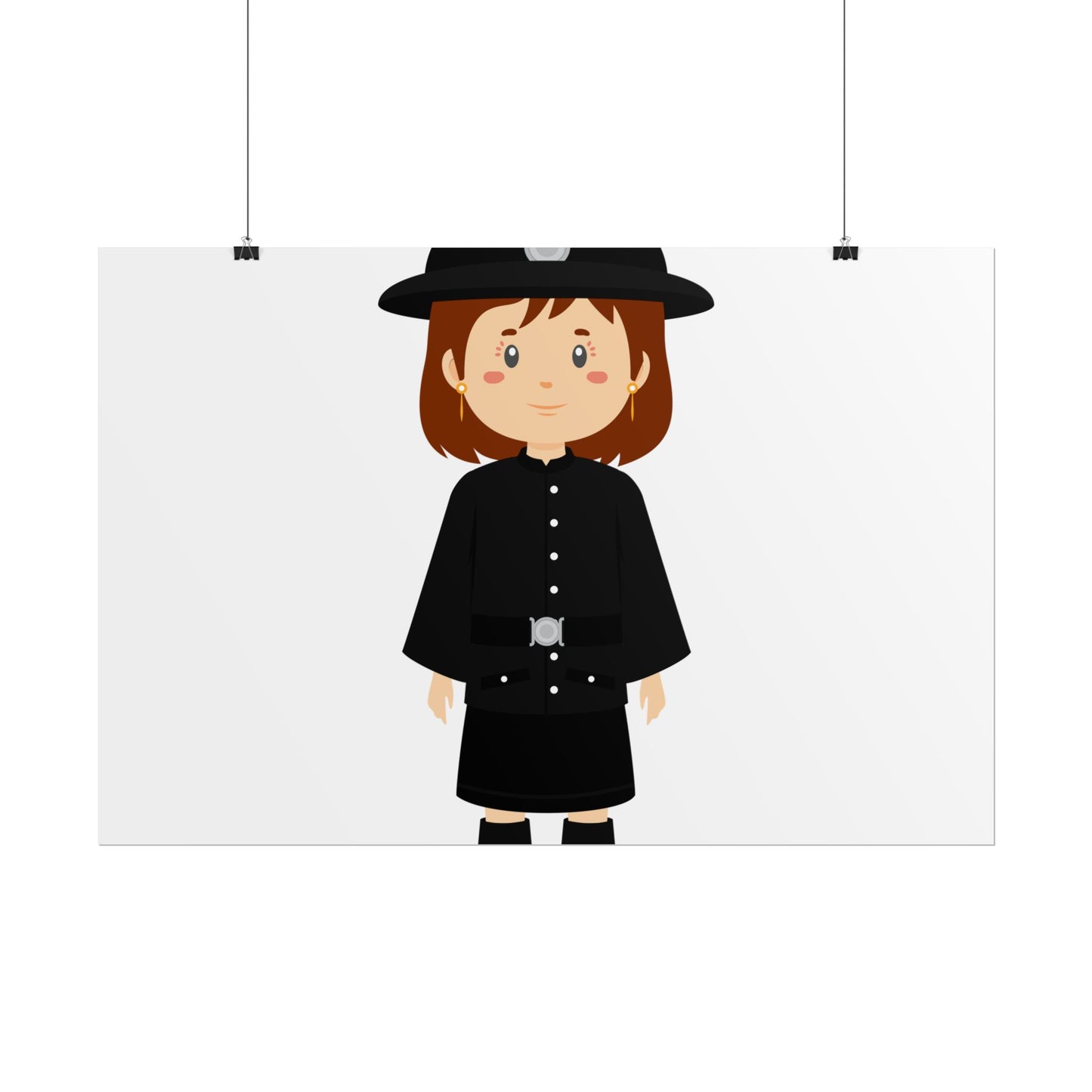 Charming Firefighter Rolled Posters for Kids' Rooms, Playful Wall Art, Fire Safety Decor, Kids' Gifts, Educational Prints