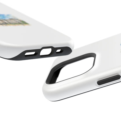 Artistic Magnetic Phone Case, Custom Tough Case, Unique Phone Cover, Gift for Travelers, Landscape Design, Protective Case