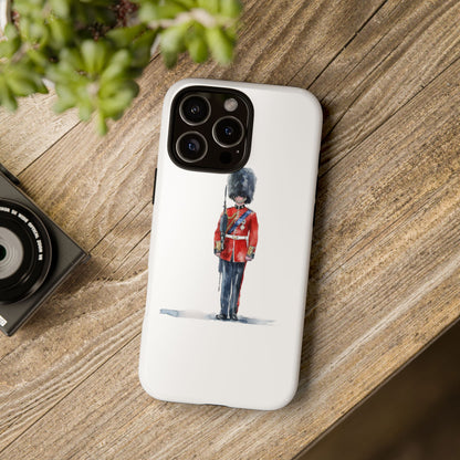 British Royal Guard Phone Case - Tough Cases, Unique Phone Cover, Gift for Her, Cute Accessory, British Soldier Design