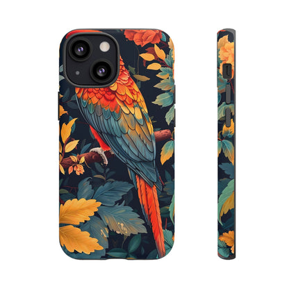 Vibrant Parrot Phone Case - Tough, Stylish, Nature-Inspired, Tropical, Wildlife, Perfect Gift, Summer Vibes