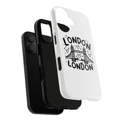 Love London Bridge Phone Case, Tough Cases for London Lovers, Cute Protection, Travel Gift, Phone Accessory, Design with Love
