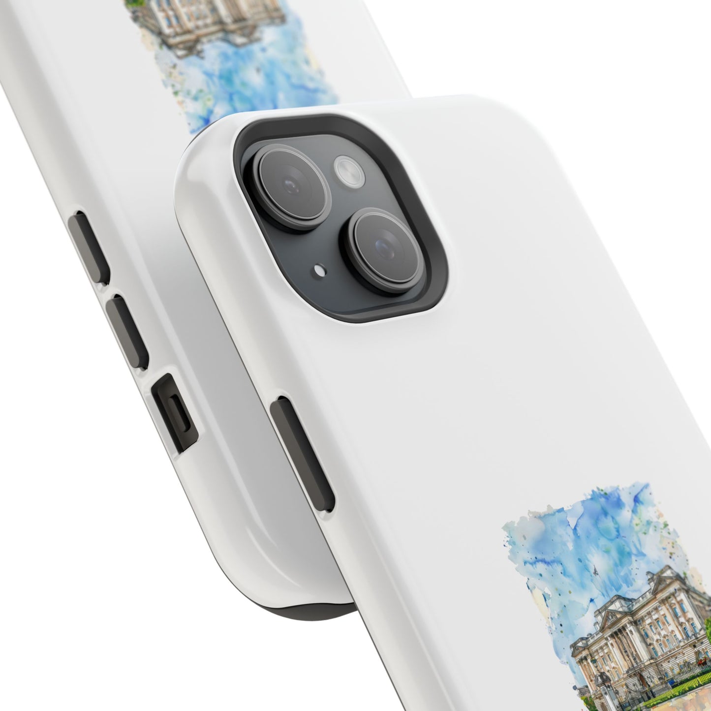 Artistic Magnetic Phone Case, Custom Tough Case, Unique Phone Cover, Gift for Travelers, Landscape Design, Protective Case