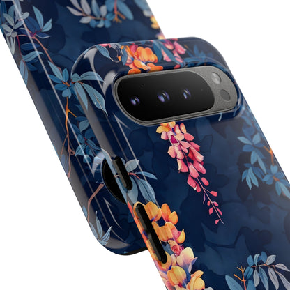 Floral iPhone Case, Tough Phone Cover, Gift for Her, Nature Lover Accessory, Spring Decor, Unique Floral Design