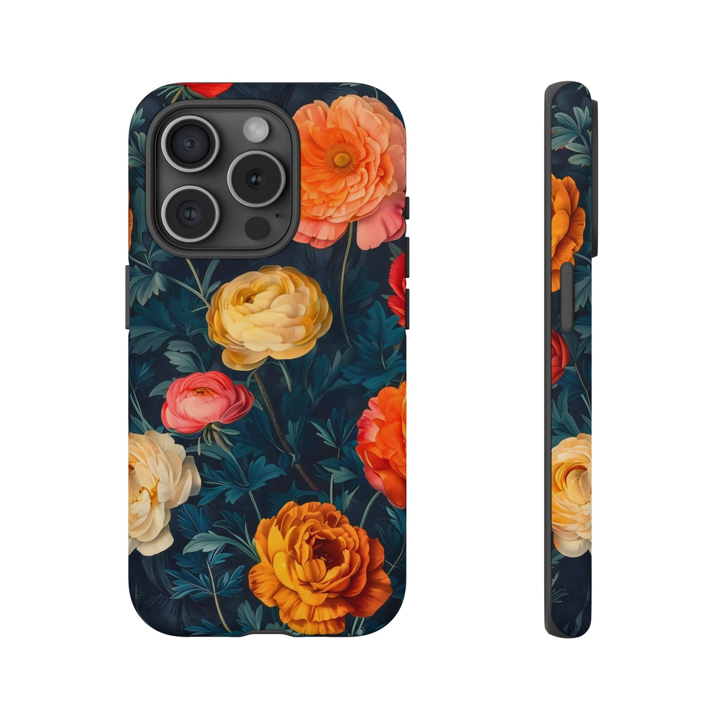 Floral Phone Case, Tough Cases for Phone Protection, Gift for Flower Lovers, Floral Designs, Spring Decor