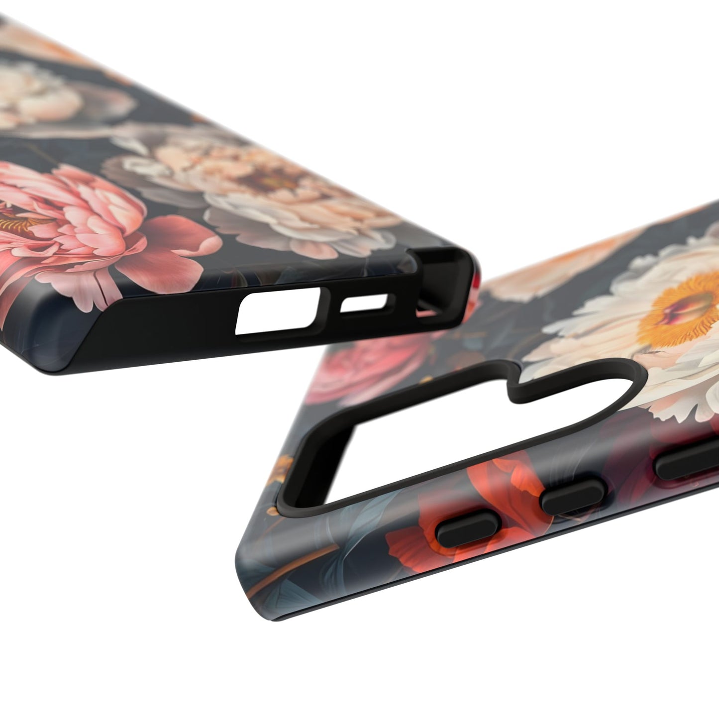 Floral Phone Case, Tough Phone Cover, Flower Design, Unique Gift for Her, Trendy Accessory, Spring Decor