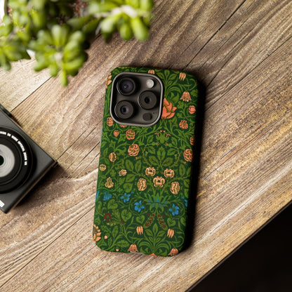 Crimson Leaf Whirl – Phone Case - Tough Cases