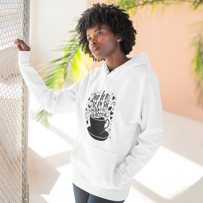 Three-Panel Fleece Hoodie - London's Relaxing Tea