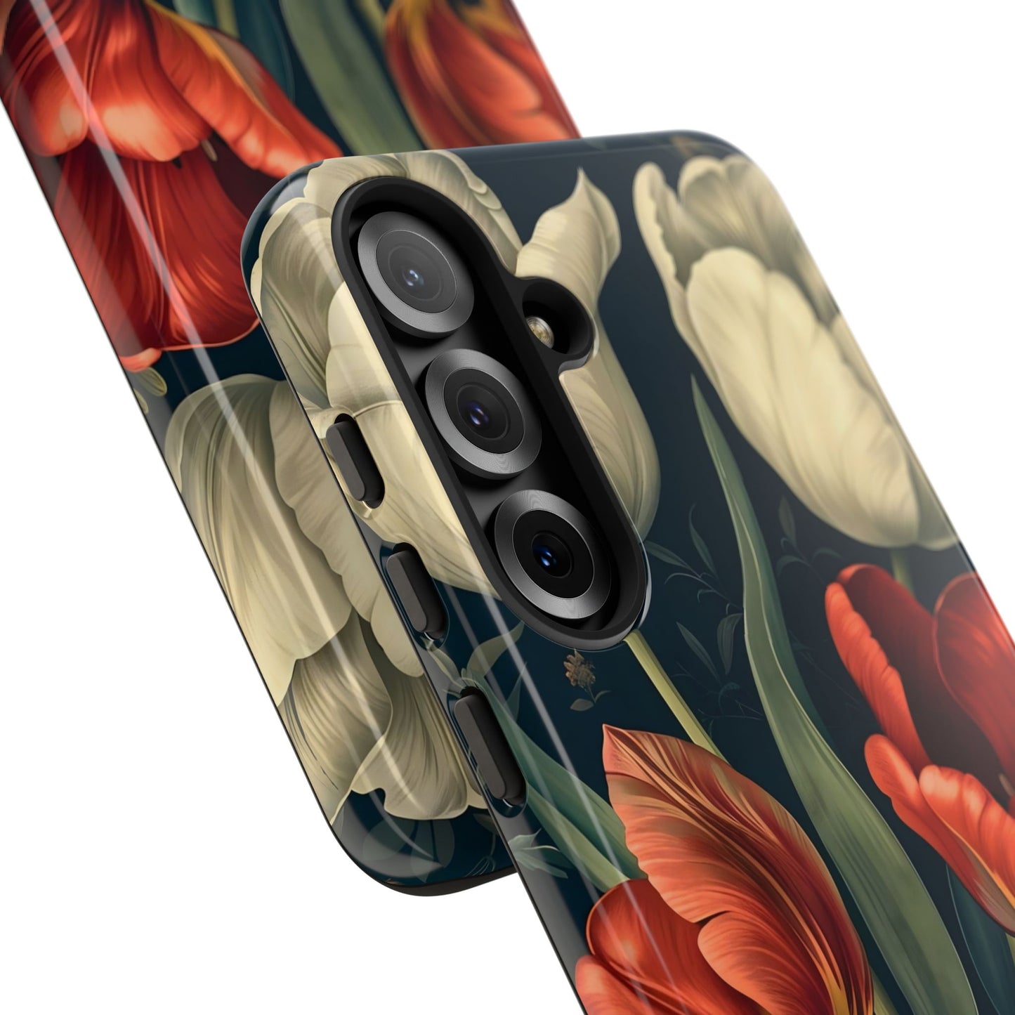 White Flower Tough Cases