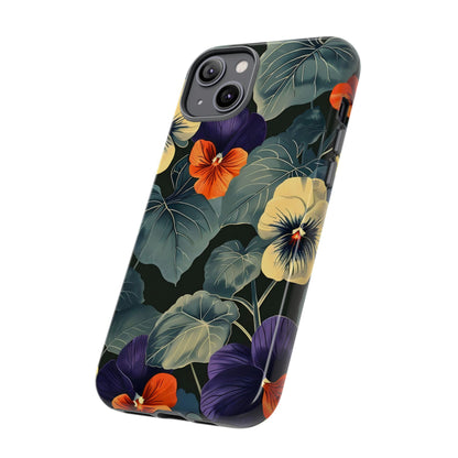 Tough Cases Floral iPhone Case, Tough Phone Cover, Stylish Floral Design, Gift for Her, Summer Vibe, Durable Protective Case