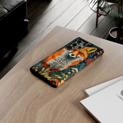 Vibrant Fox Phone Case, Tough Phone Cover, Unique Wildlife Accessory, Gift for Animal Lovers, Nature-Inspired Design