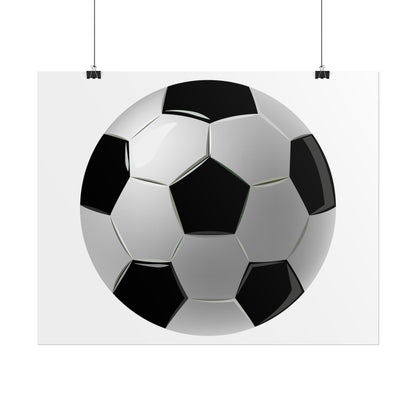 Soccer-Themed Rolled Posters | Perfect for Sports Decor, Game Room, Youth Birthdays, Gifts for Soccer Fans, Wall Art