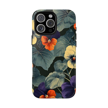 Tough Cases Floral iPhone Case, Tough Phone Cover, Stylish Floral Design, Gift for Her, Summer Vibe, Durable Protective Case