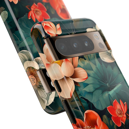 Flower Phone Case, Floral Phone Cover, Tough Case for Floral Lovers, Gift for Her, Stylish Tech Accessories