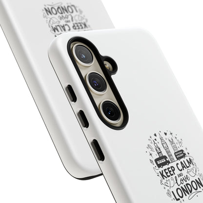 London Keepsake Phone Case - Keep Calm and Love London Design