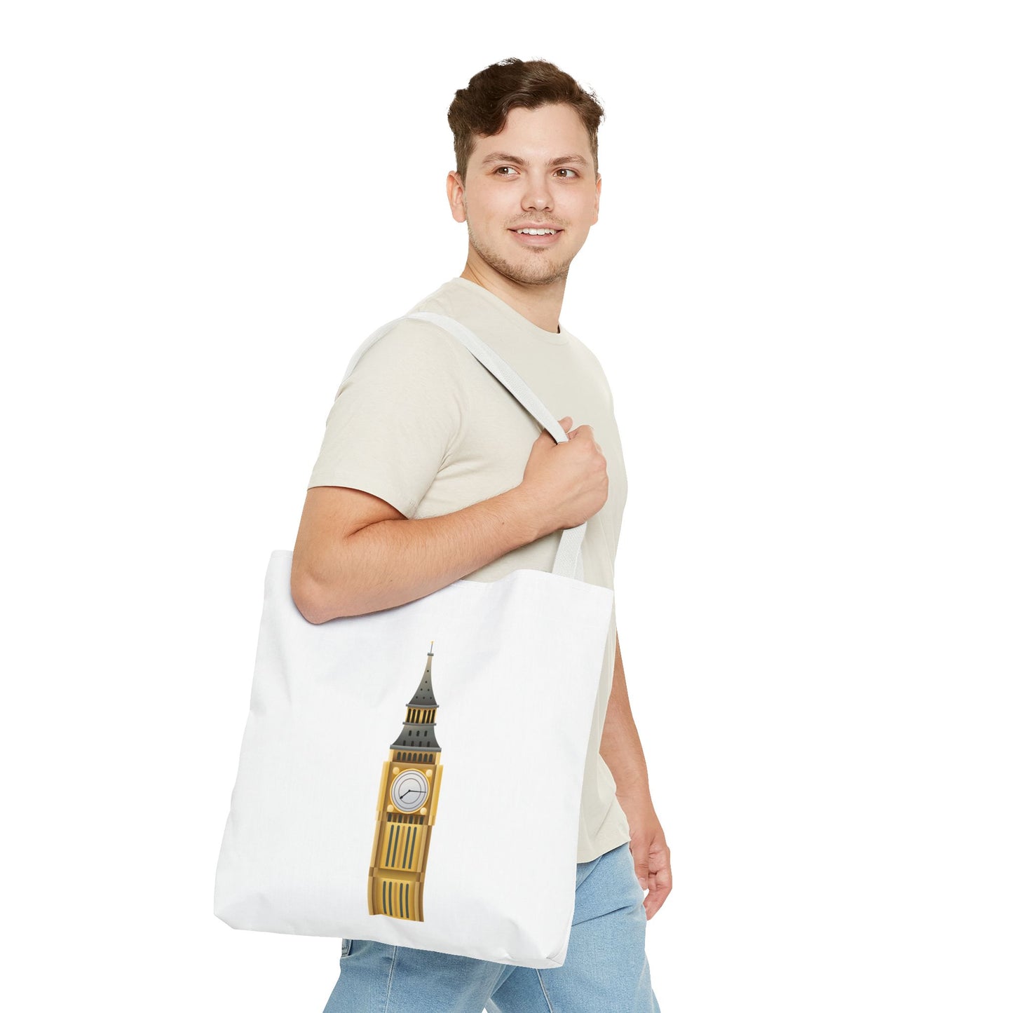 Big Ben Tote Bag, City Tour Tote, Travel Essentials, Gift for Travelers, London Souvenir, Eco-Friendly Shopping Bag