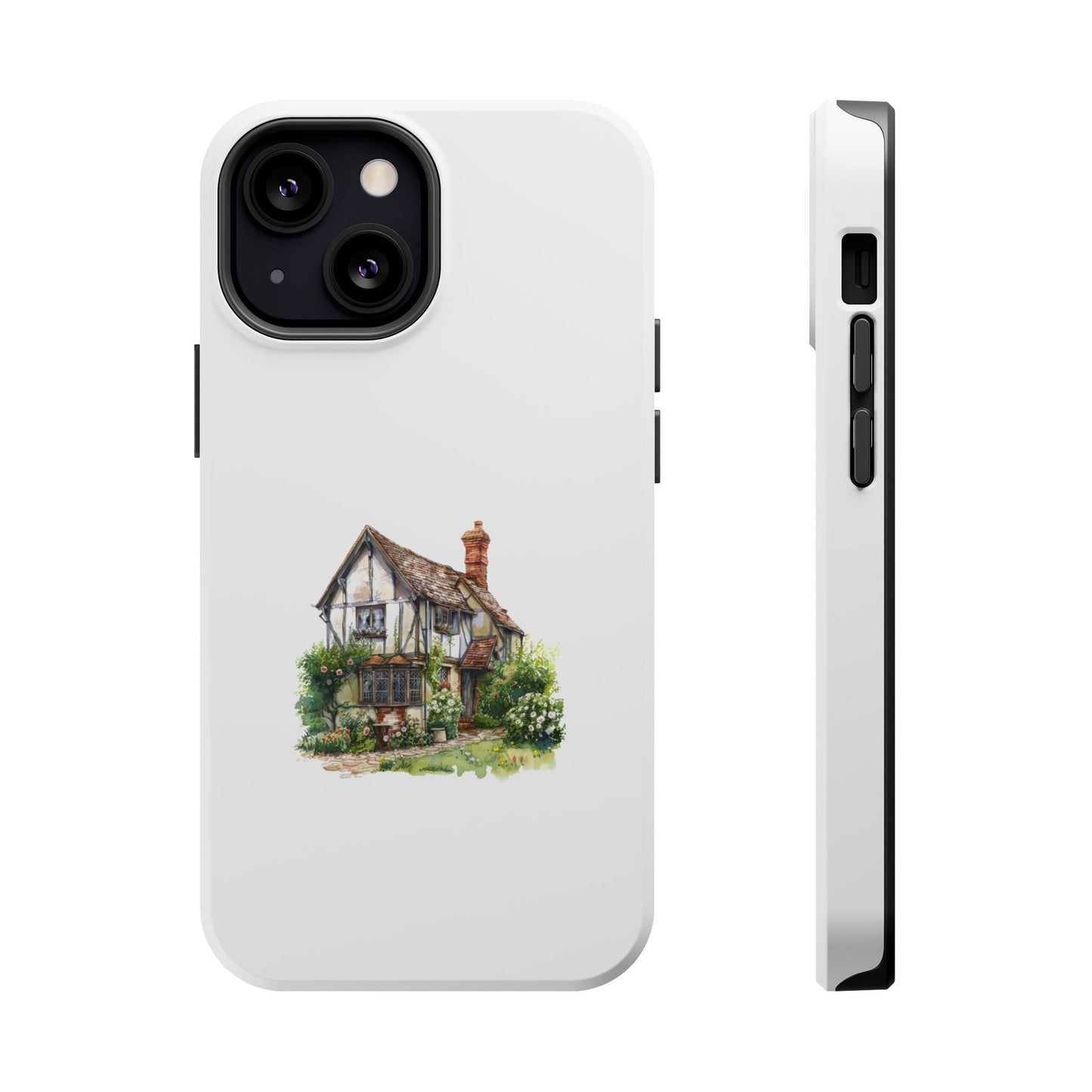 Magnetic Phone Cases, Whimsical Cottage Design, Unique Gift, Phone Accessory, Artful Cases for Nature Lovers, Customized Options