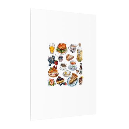 Breakfast Feast Canvas Print, Food Art, Kitchen Decor, Gifting for Food Lovers, Brunch Vibes, Wall Art