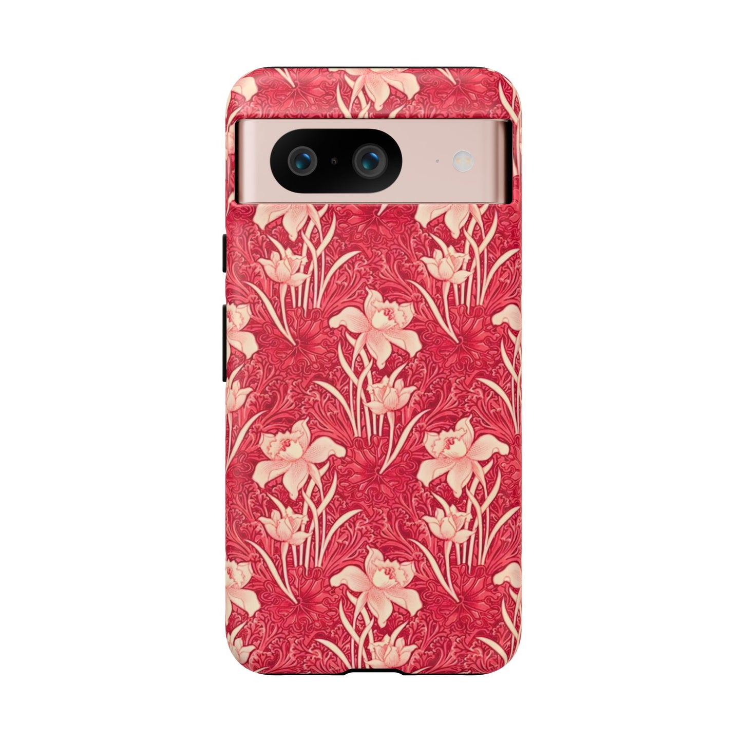 Floral Tough Phone Case - Durable, Stylish Accessory, Perfect Gift for Her, Floral Pattern, Customizable, Ideal for Daily Use