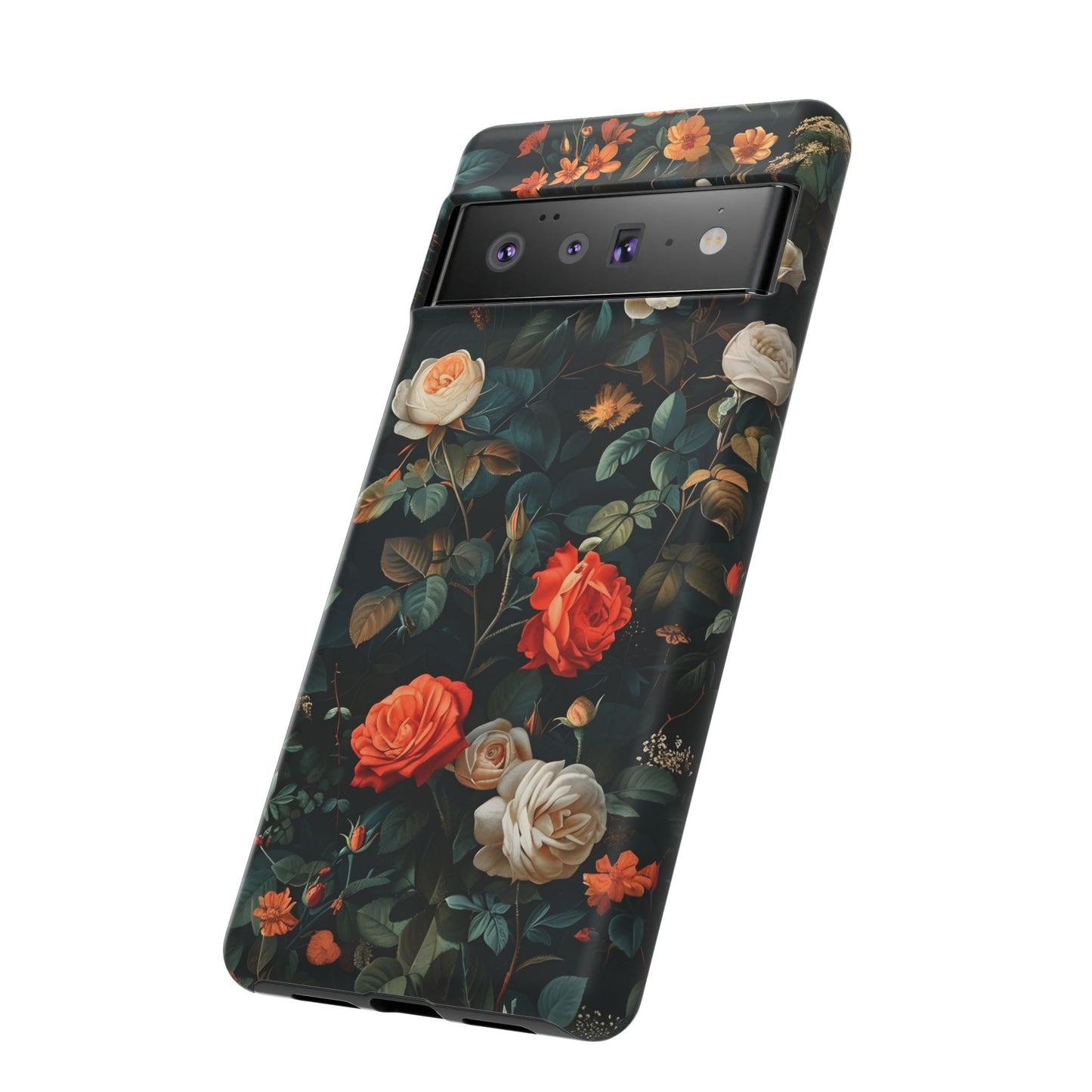 Floral Phone Case | Tough Cases with Elegant Design | Gift for Her, Mother's Day, Birthdays, Personalized, Trendy Tech Accessories