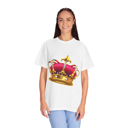 Unisex Garment-Dyed T-shirt - British Royal Crown