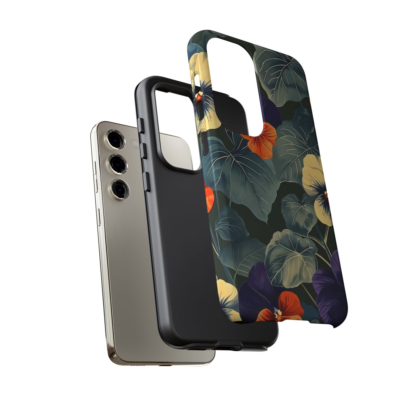 Tough Cases Floral iPhone Case, Tough Phone Cover, Stylish Floral Design, Gift for Her, Summer Vibe, Durable Protective Case