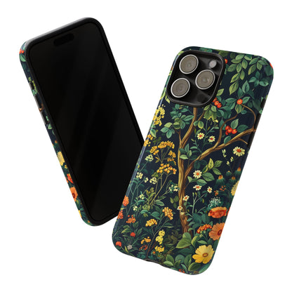 Floral Phone Case - Tough Cases, Colorful Nature Design, Gift for Flower Lovers, Phone Accessory, Unique Cell Phone Cover