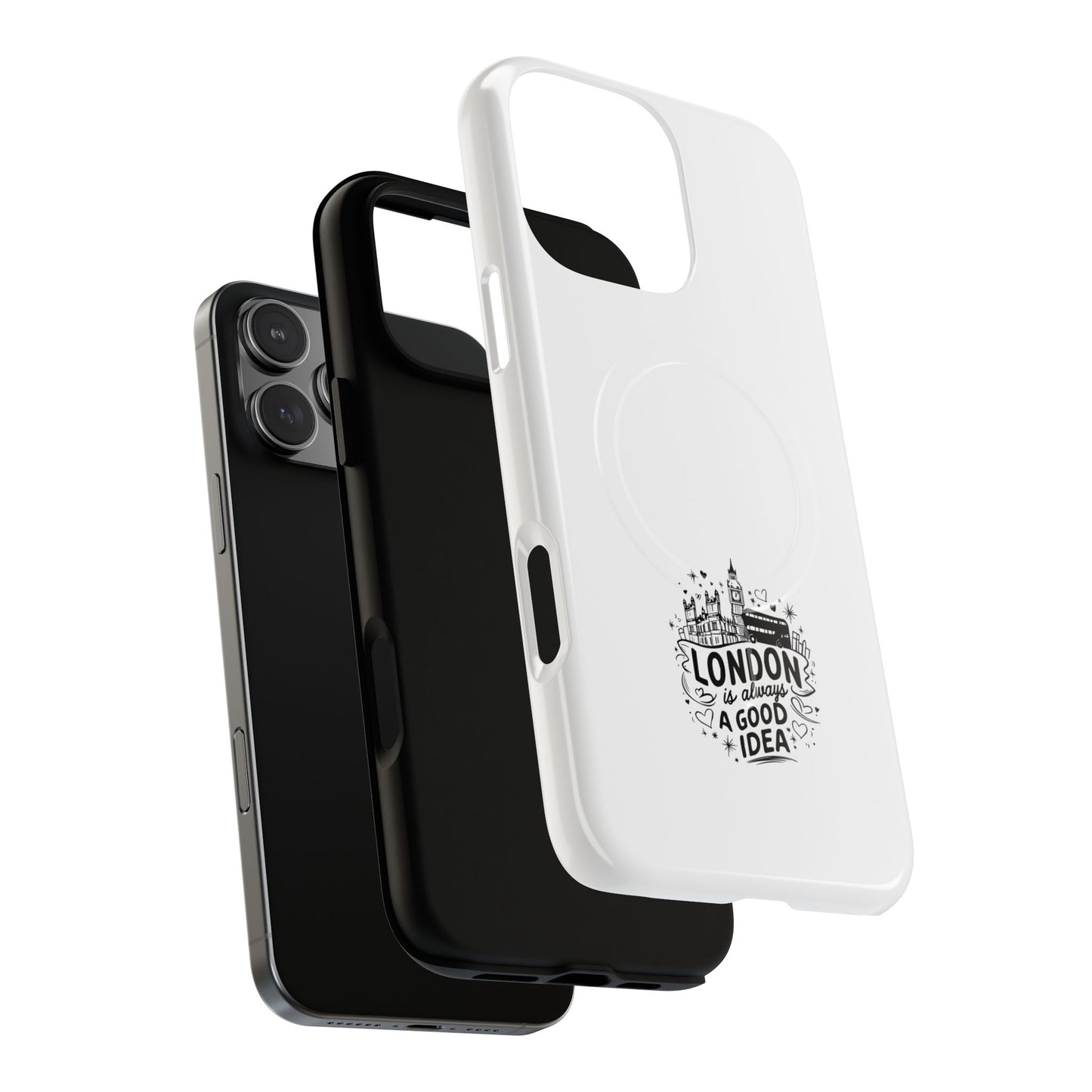 Tough Magnetic Phone Cases - London Is Always A Good Idea, Custom Phone Covers, Travel Gifts, Modern Phone Cases, Durable Cases, [...]
