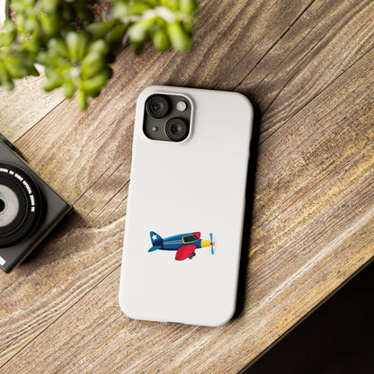Colorful Airplane Slim Phone Case - Travel Lover's Gift, Airplane Accessories, Unique Phone Cover, Birthday Gift, Everyday Use