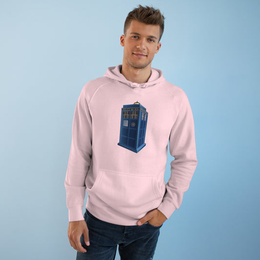 Cozy Unisex Hoodie - British Police Public Call Box