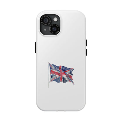 Stylish Tough Phone Case with British Flag Design - Durable & Protective Cover